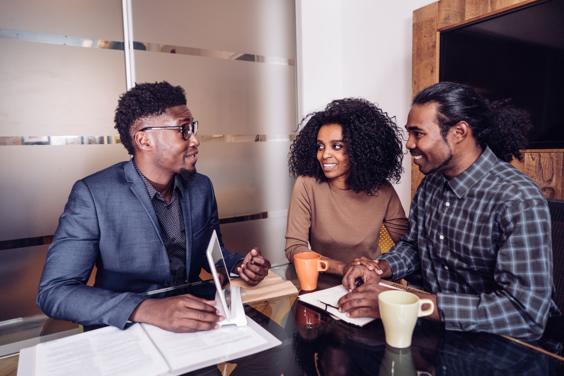 Talking to financial advisor